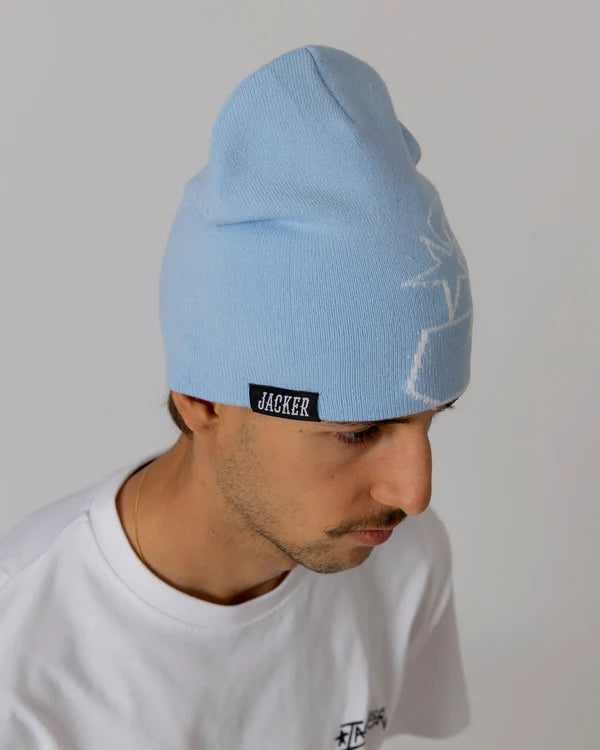 Jacker J - STAR BEANIE - Blue