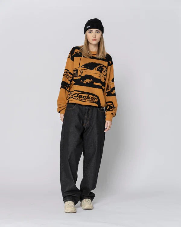 Jacker - City Tour - Denim Baggy Pants - Black Jacker