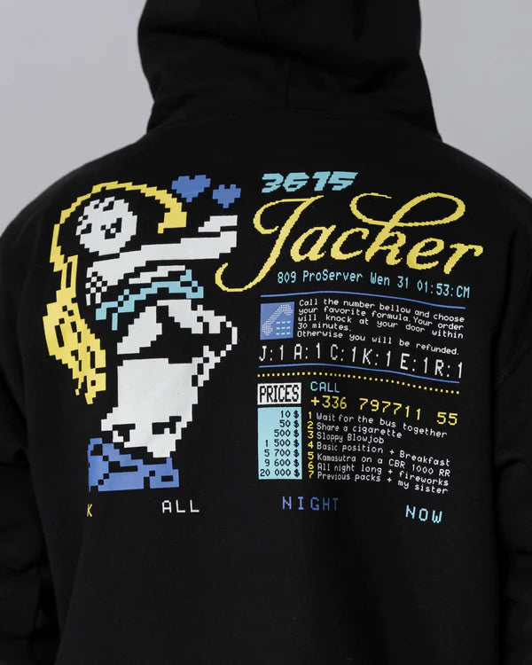 Jacker - 3615 Hoodie - Black Jacker