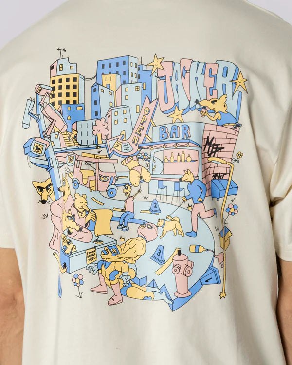 Jacker - City Tour - T-Shirt Beige Jacker