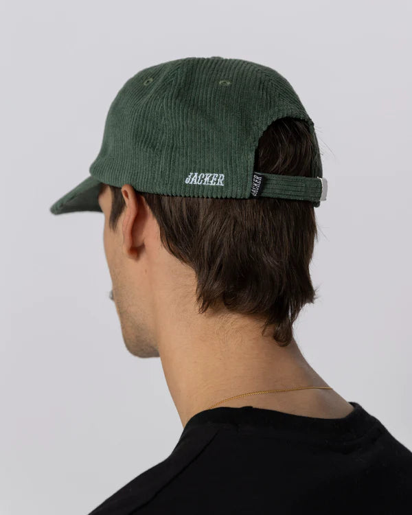 Jacker -  Jay Corduroy Cap - Dark Green Jacker