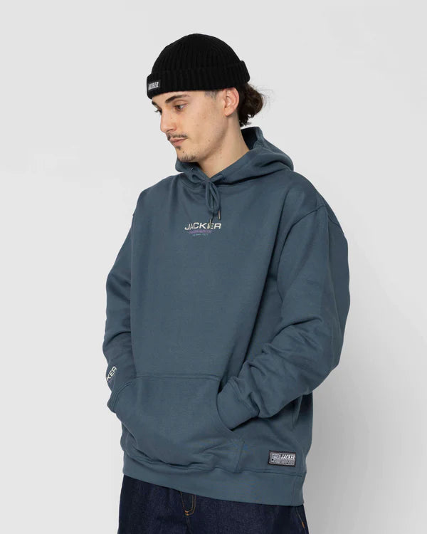 Jacker - Hustler Hoodie - Blue Back Jacker