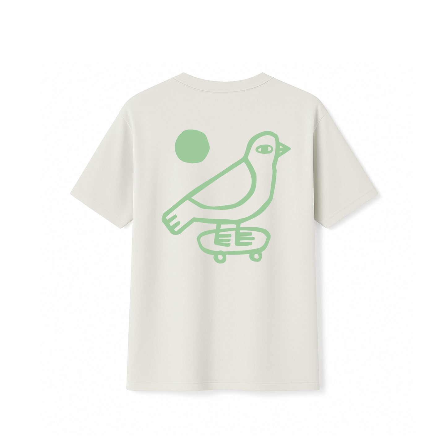 Camiseta Bird – Blanco roto