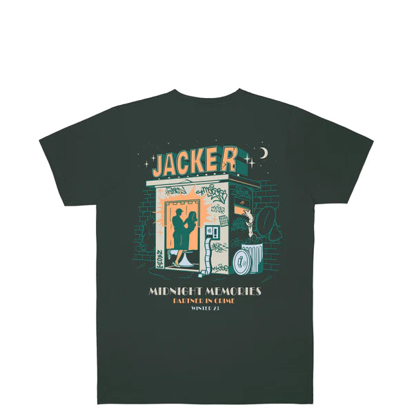 Jacker - Memories T shirt - Green Jacker