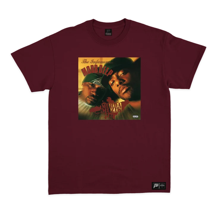PUSHER Camiseta de MOBB DEEP - Burdeos