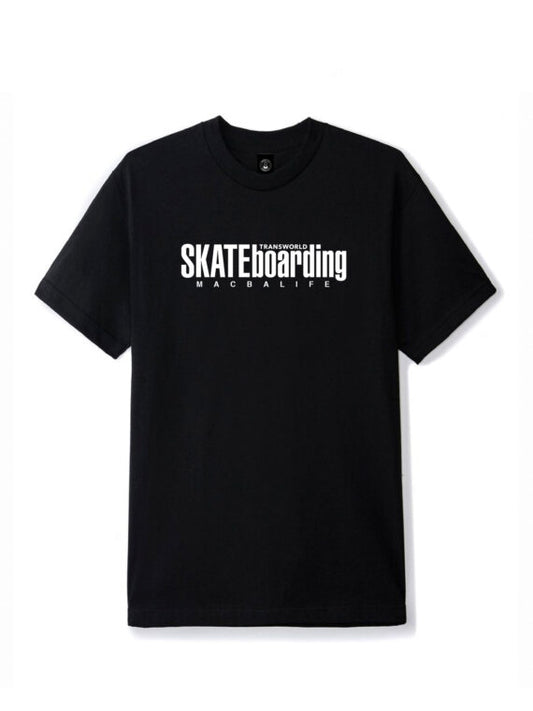 Camiseta Macba Life X TWS Mag – Negra