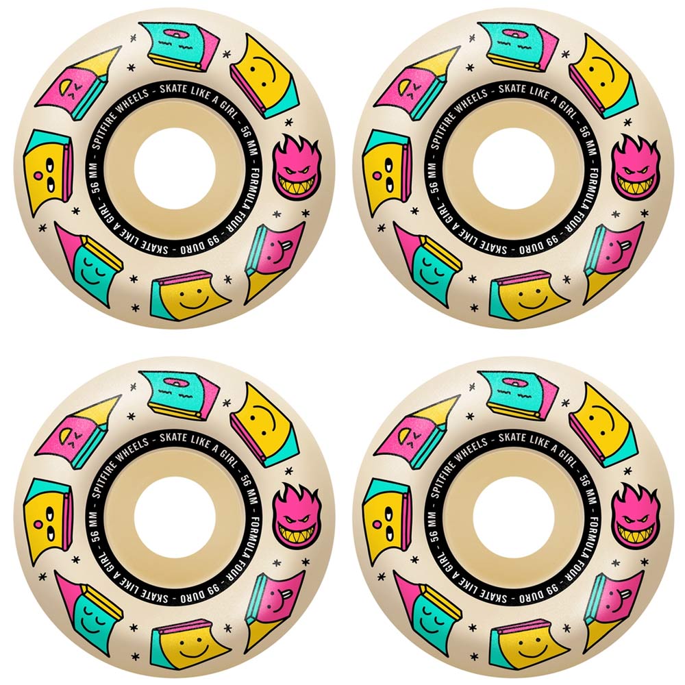 SPITFIRE FORMULA FOUR 56MM SKATE LIKE A GIRL EDITIONS
