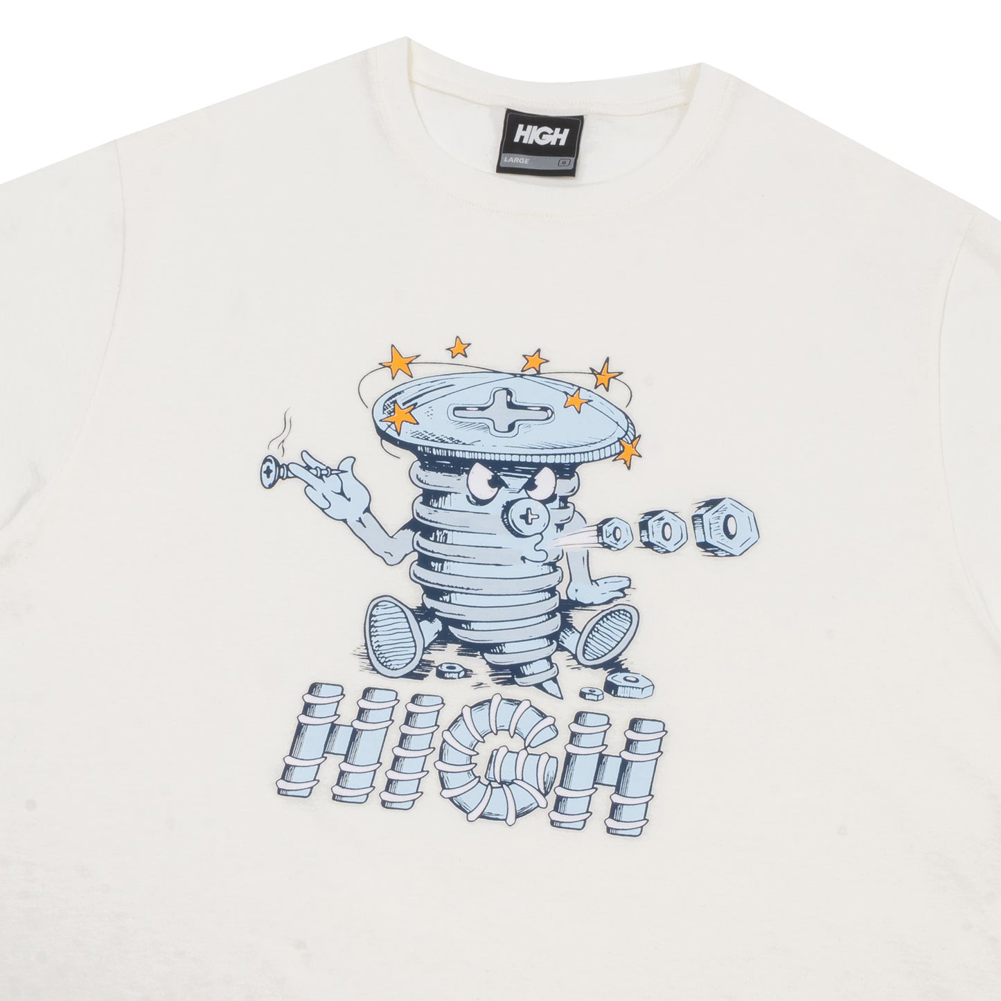 HIGH - Tee Screw T-Shirt (White)