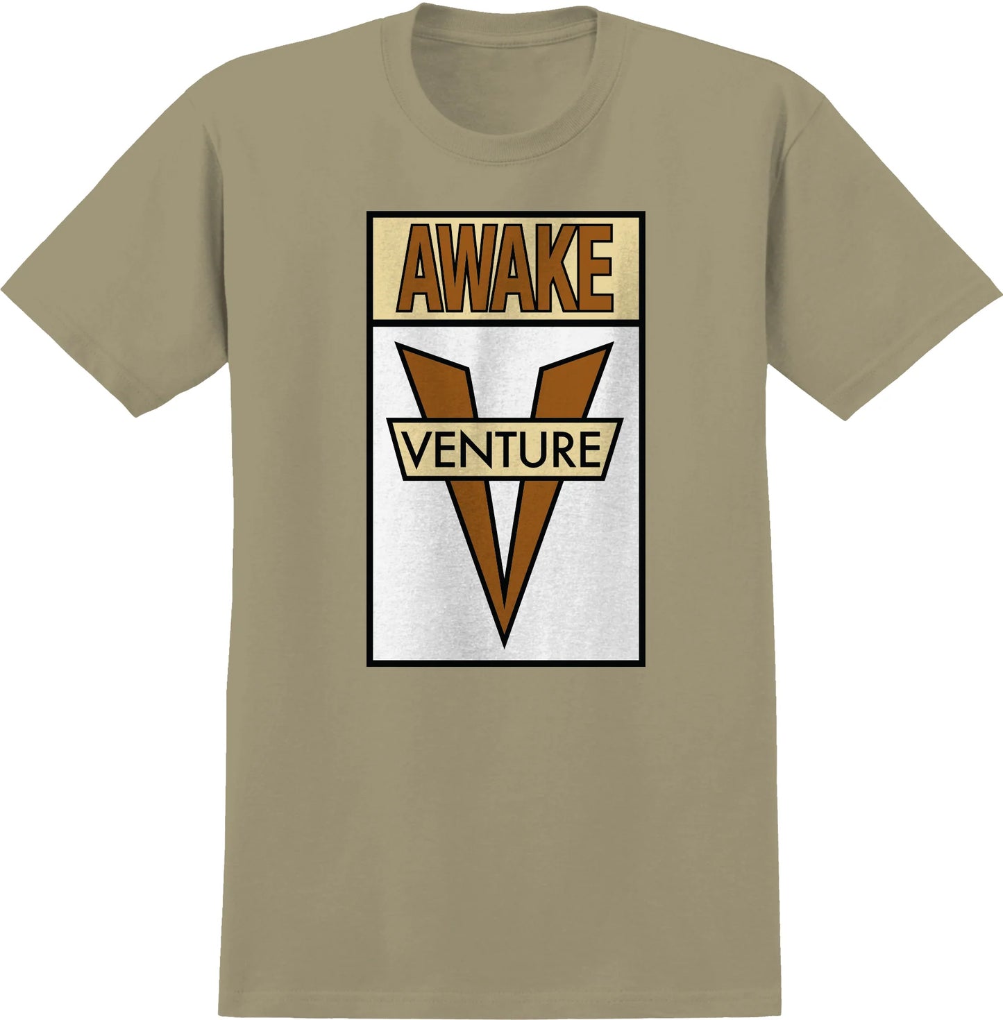 Venture Skateboards - Awake Tee SAND