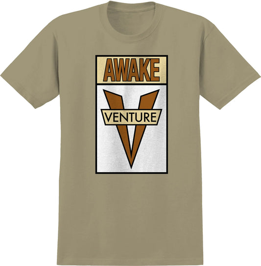 Venture Skateboards - Awake Tee SAND