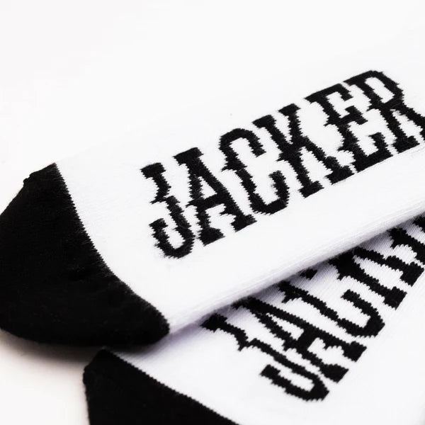 Jacker - After Logo Socks - White Jacker