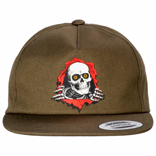 Powell Peralta - Ripper "2" Snap Back Cap Military Green