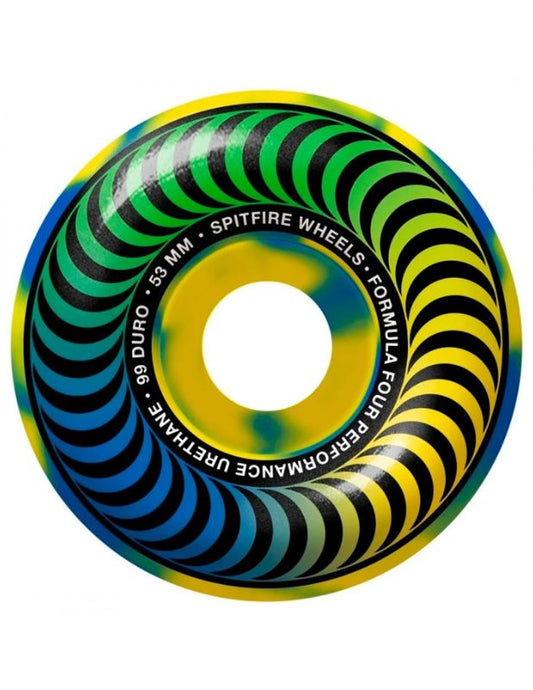 Spitfire Wheels - Formula Four Classic Swirl Multicolor 53mm 99A