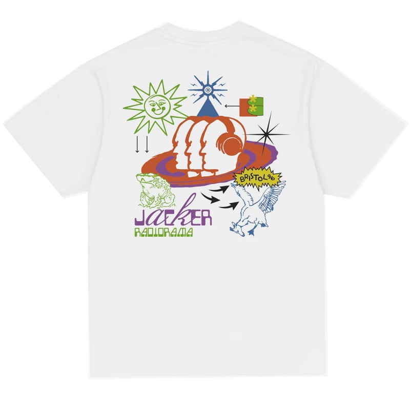 Camiseta blanca «JACKER Bristol»