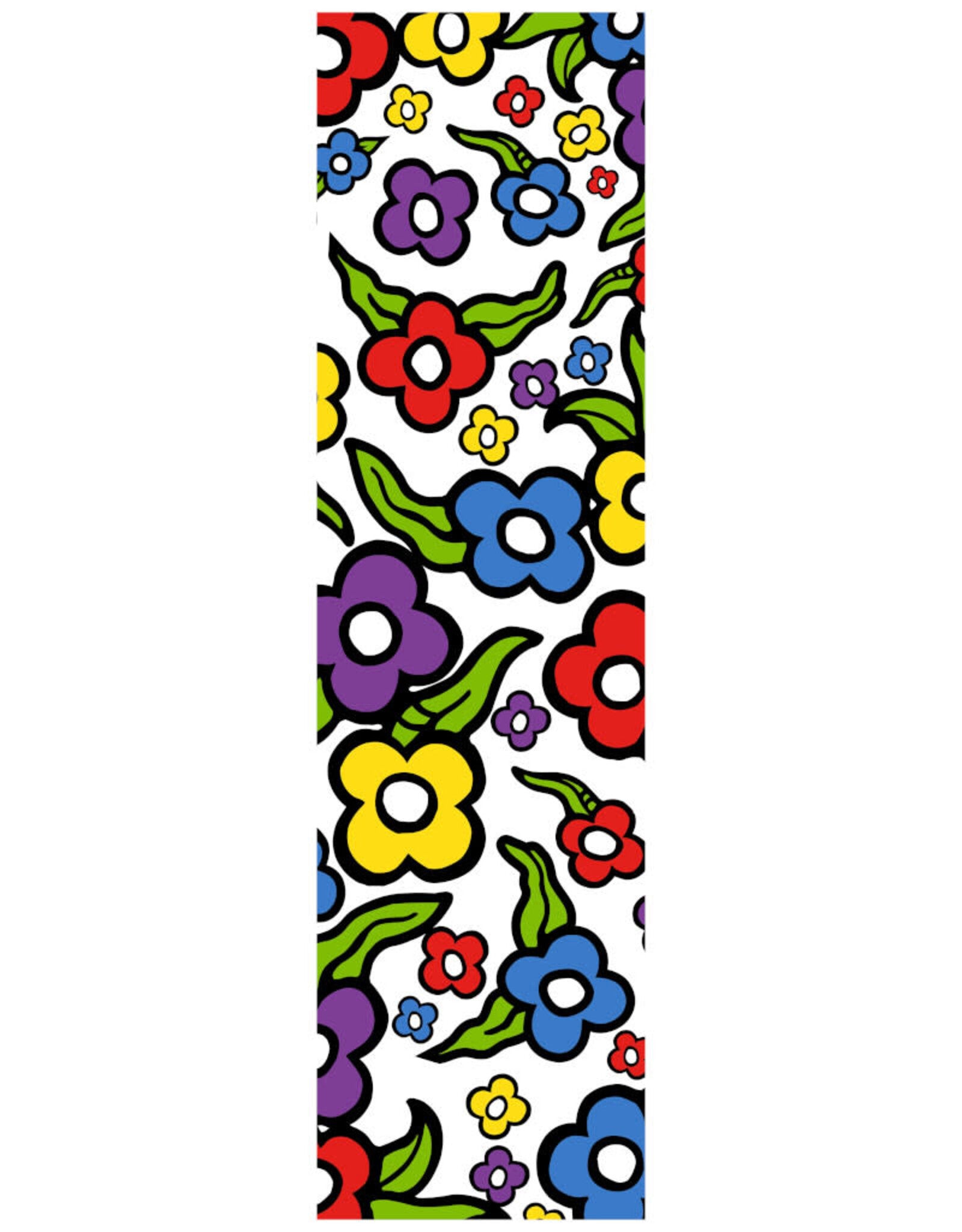 Krooked. Flowers Clear Griptape Sheet. Clear/Floral. Spitfire Wheels