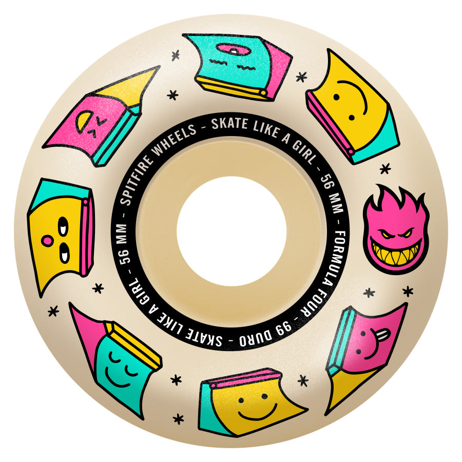 SPITFIRE FORMULA FOUR 56MM SKATE LIKE A GIRL EDITIONS