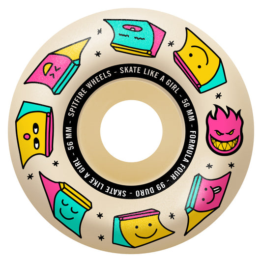 SPITFIRE FORMULA FOUR 56MM SKATE LIKE A GIRL EDITIONS