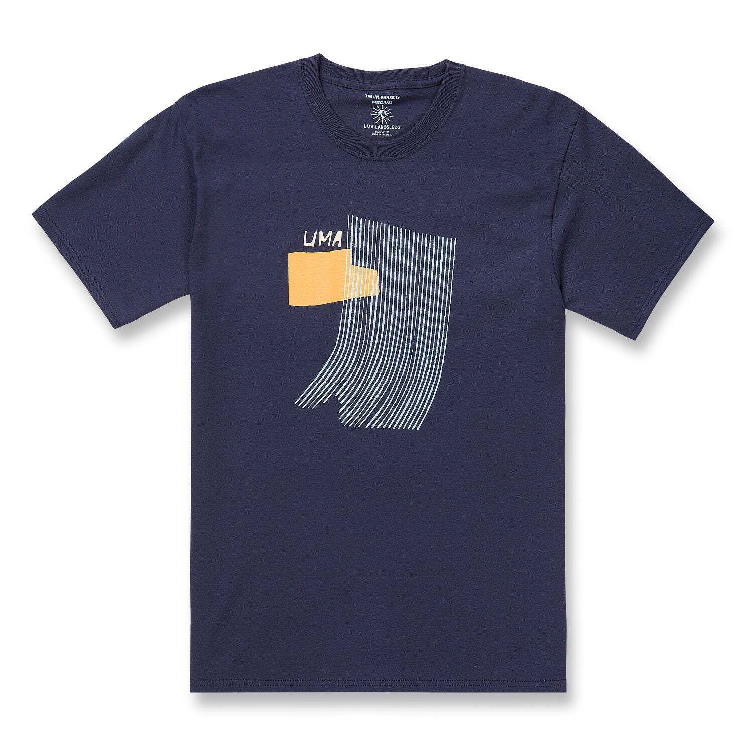 Uma Lansleeds - Cascade - Tee Navy UMA Landsleds