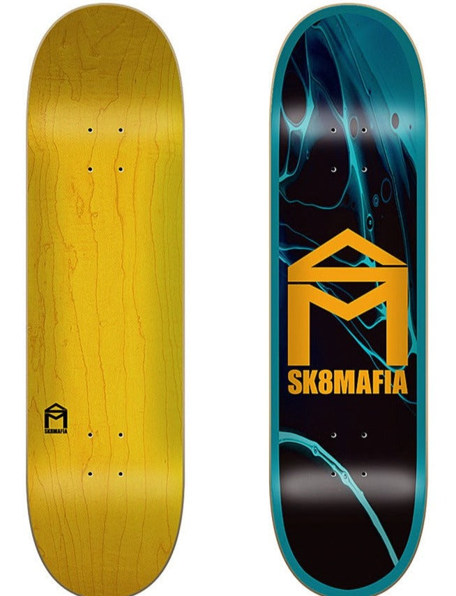 SK8MAFIA - House Logo Liquid Deck 8.25" SK8MAFIA