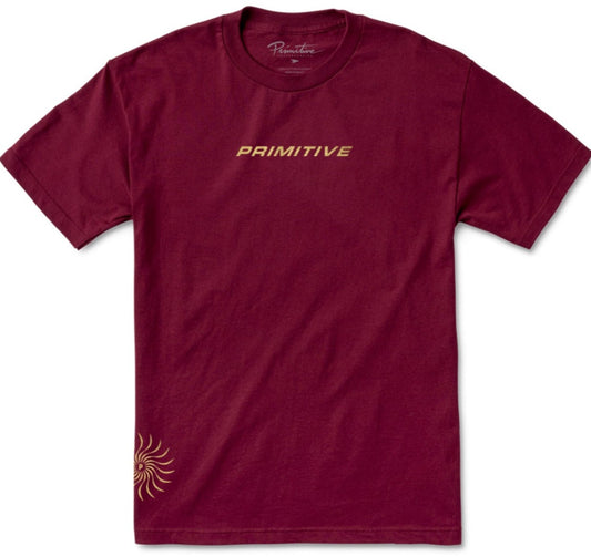 Primitive Gold Pack Imperial Burgundy T-Shirt Primitive