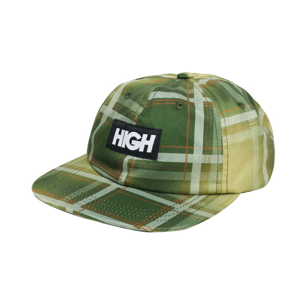 Cap HIGH COMPANY - 6 Penal Love Plaid (Green)